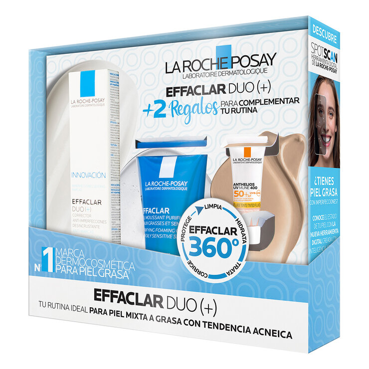 Kit Effaclar Duo 40ml +Gel Limpiador 50ml + Anthelios Uvmune 400 3ml — Imagen 3 de 3