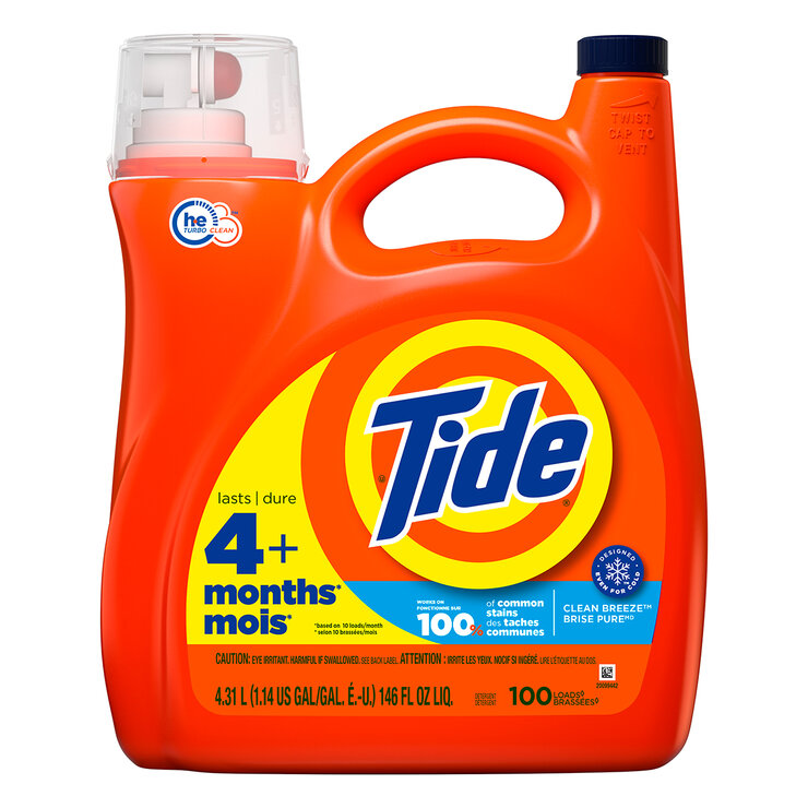 Tide Clean Breeze Detergente Líquido 4.3 l  — Imagen 1 de 4