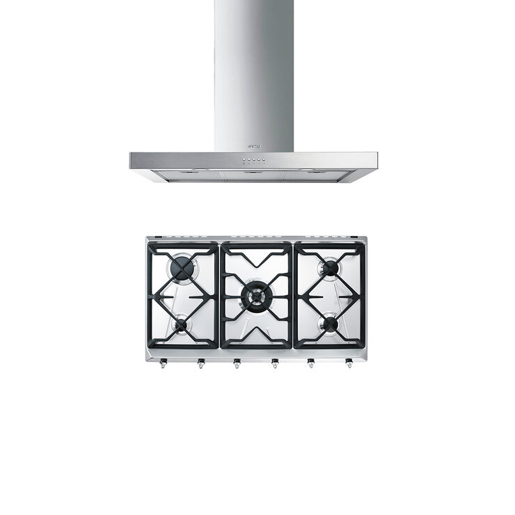 Smeg Combo Parrilla y Campana 90cm — Imagen 1 de 3