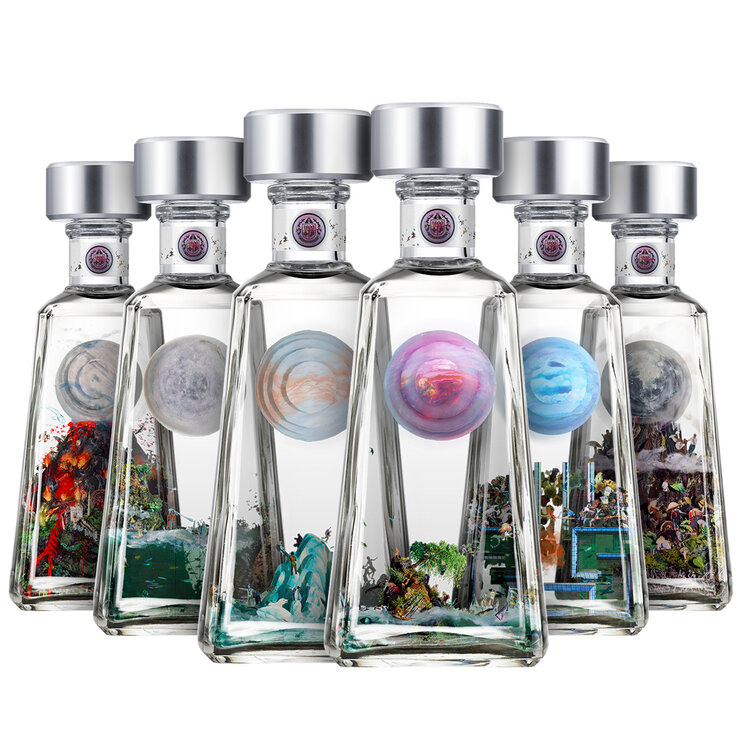 Tequila 1800 Essentials Dustin Yellin 6/750ml — Imagen 1 de 3