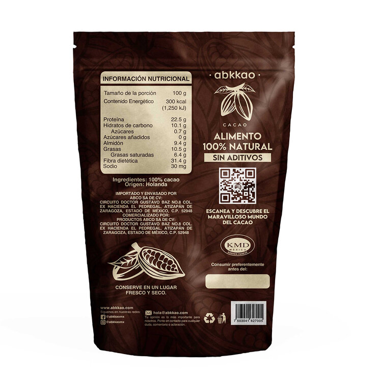 Abkkao Cacao en Polvo 100% Natural 1 kg — Imagen 4 de 4