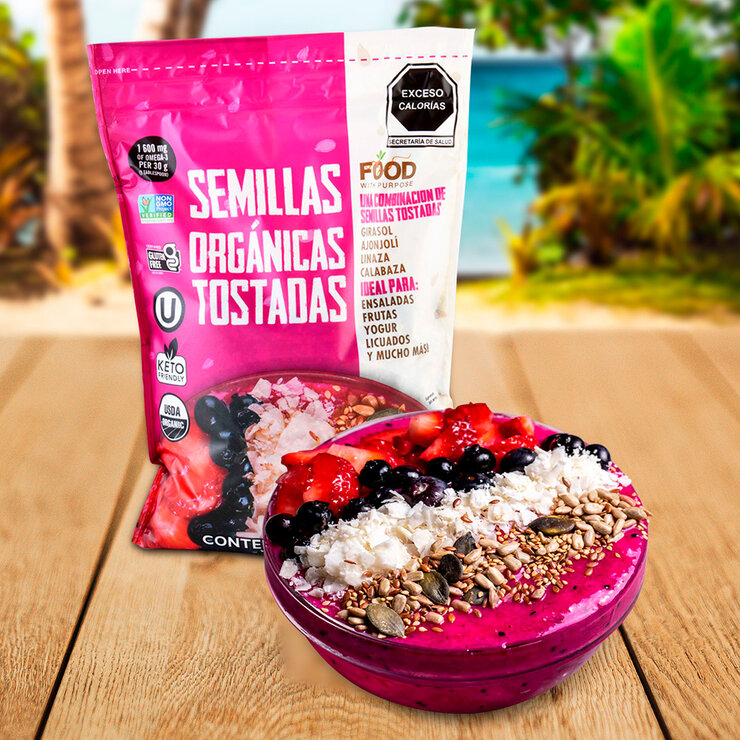 Food With Purpose Semillas Orgánicas Tostadas 681 g — Imagen 2 de 4