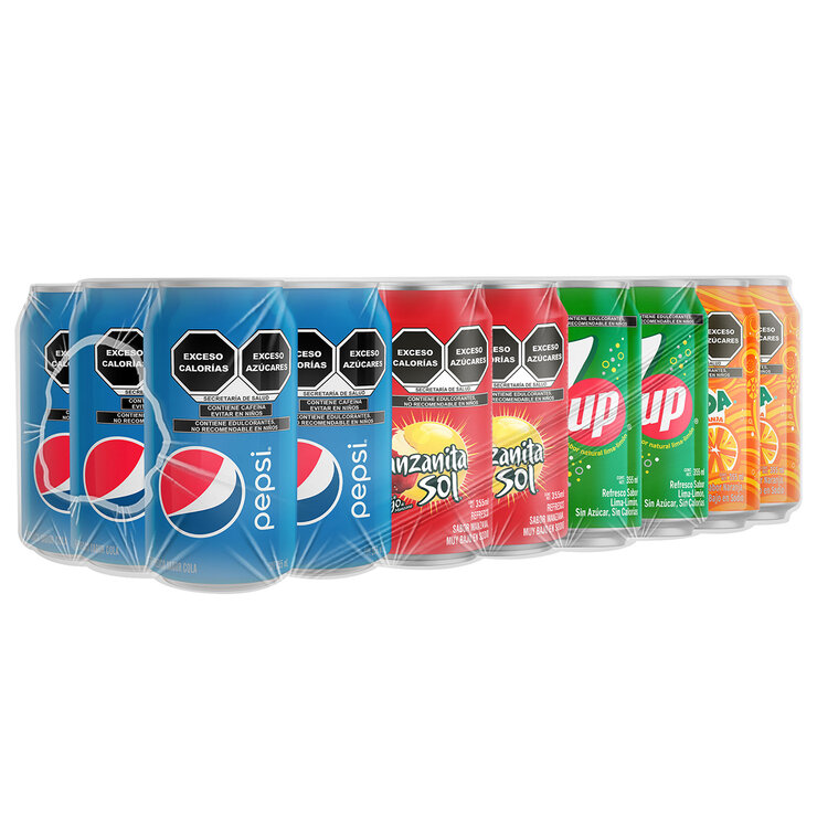 Pepsi Mix de Refresco 24 pzas de 355 ml — Imagen 1 de 4