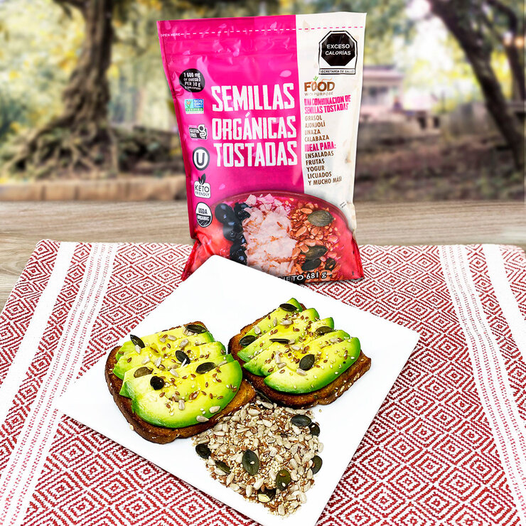 Food With Purpose Semillas Orgánicas Tostadas 681 g — Imagen 3 de 4