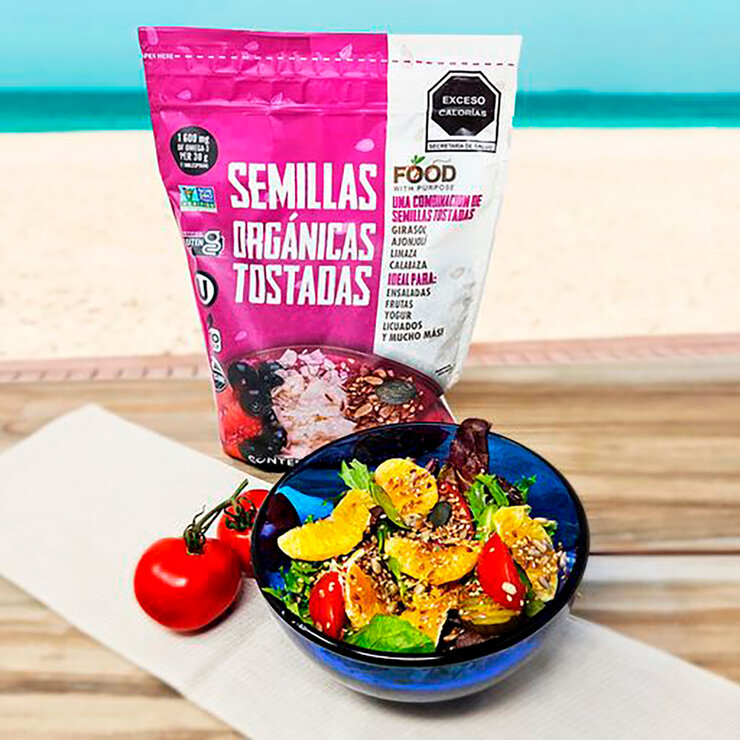 Food With Purpose Semillas Orgánicas Tostadas 681 g — Imagen 4 de 4