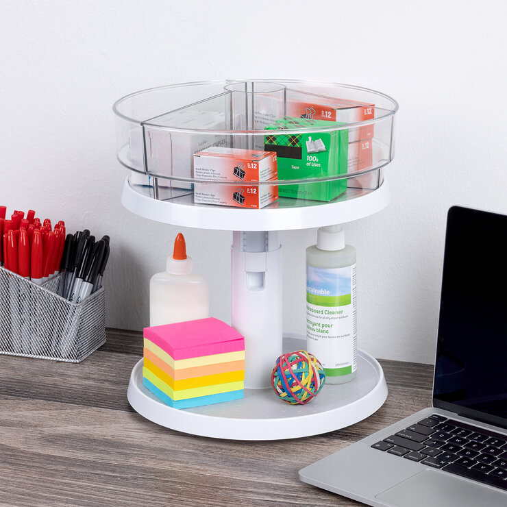 Smart Design Organizador Giratorio de 2 Niveles — Imagen 4 de 4