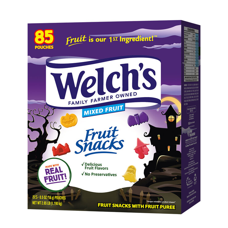 Welch's Halloween Gomitas Hechas con Fruta Natural 85 pzas de 14 g — Imagen 2 de 2