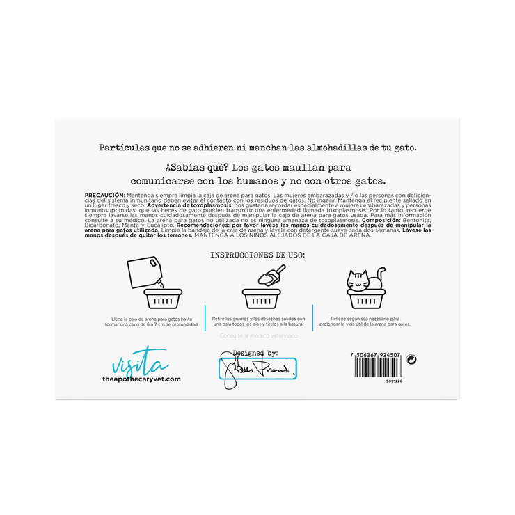 Apothecary Vet Arena para Gatos con Perlas de Menta y Eucapito 16 kg — Imagen 2 de 3