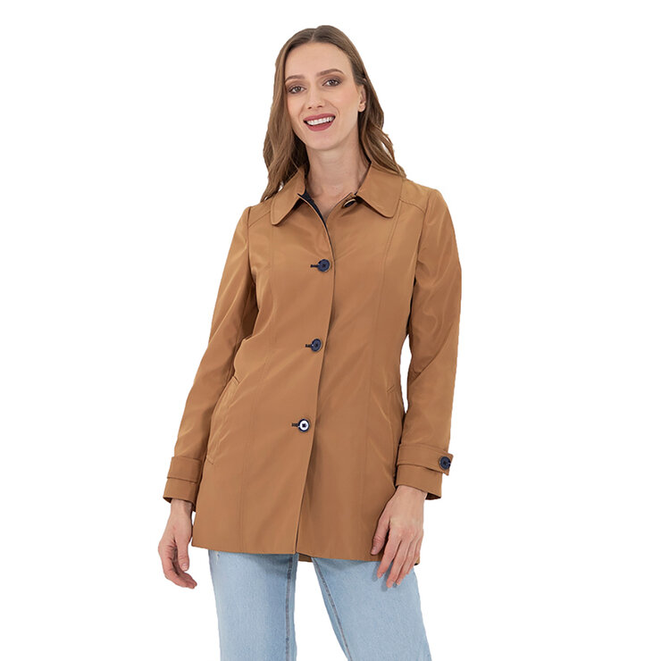 Shyla, Gabardina para Dama Color Khaki, Varias Tallas — Imagen 1 de 2