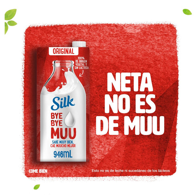 Silk Bye Bye Muu Original Bebida Vegetal 6 pzas de 946 ml — Imagen 3 de 4
