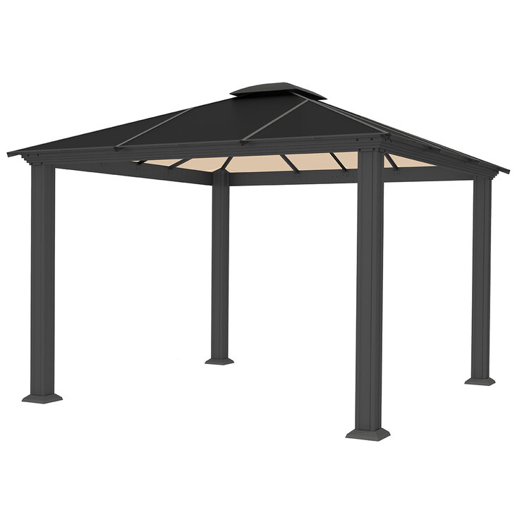 Paragon, Pérgola Santa Monica de Aluminio de 3.65m x 4.26m  — Imagen 4 de 4