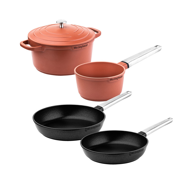 Westinghouse, Batería de 5 Piezas Línea Performance, Color Naranja-Negro — Imagen 1 de 4