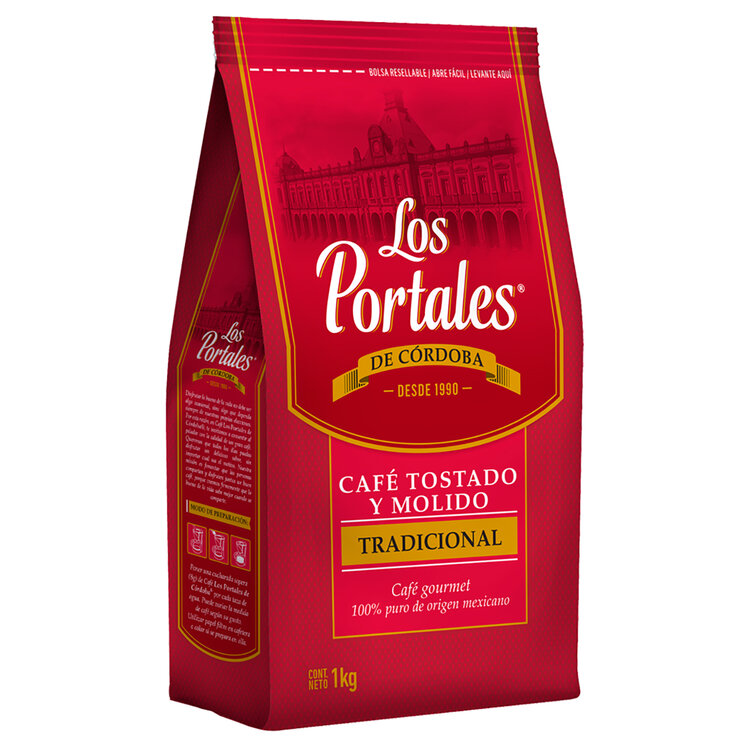 Los Portales Café Tostado y Molido 1 kg — Imagen 2 de 3