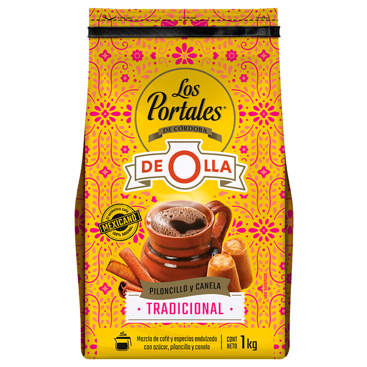 Los Portales Café Tostado y Molido de Olla 1 kg — Imagen 1 de 4