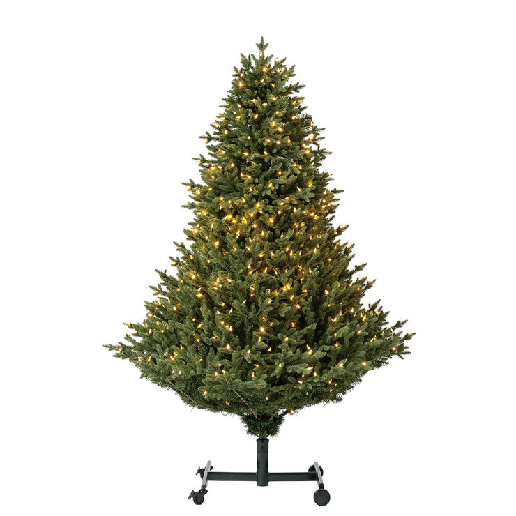 Árbol de Navidad Artificial Pre iluminado con luces LED SureBright® Color Dual de 2.13 m a 2.74 m, Estilo Aspen — Imagen 3 de 4
