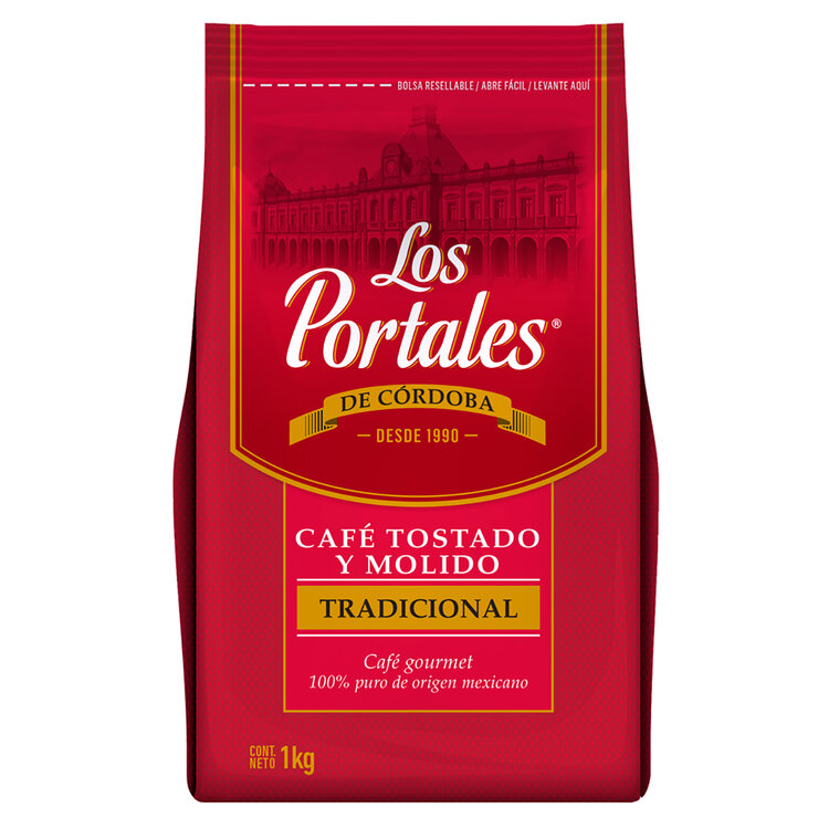 Los Portales Café Tostado y Molido 1 kg — Imagen 1 de 3