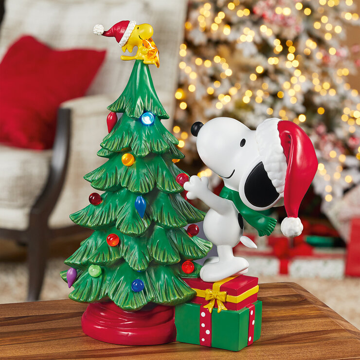 Peanuts Snoopy y Woodstock Festivos con luces LED — Imagen 1 de 3