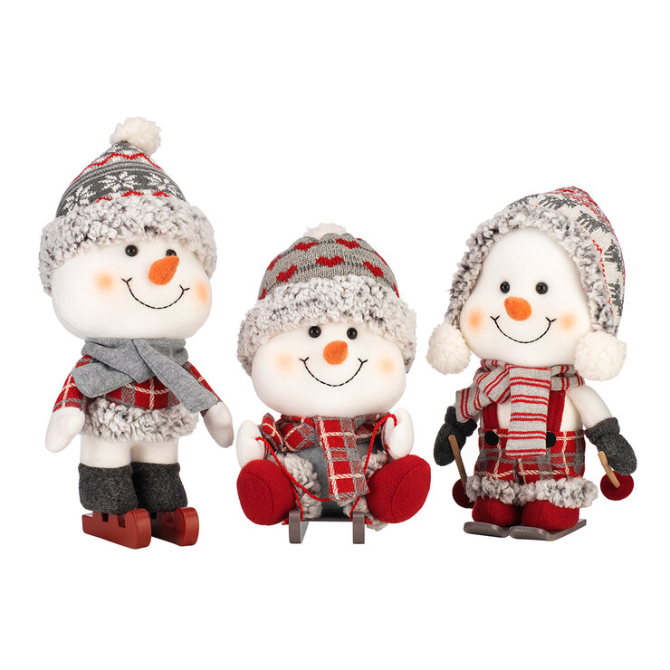 Set de 3 Muñecos de Nieve — Imagen 2 de 4