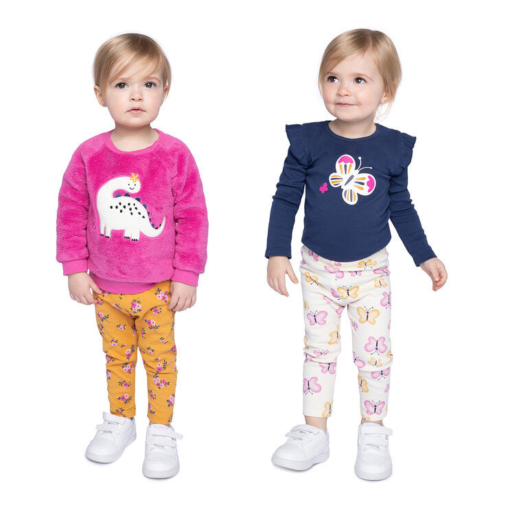 Pekkle Conjunto de 4 piezas para Niños o Niñas Varias Tallas y Colores — Imagen 1 de 4