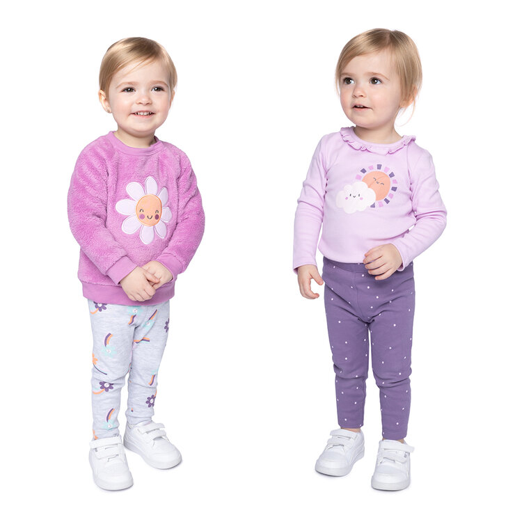 Pekkle Conjunto de 4 piezas para Niños o Niñas Varias Tallas y Colores — Imagen 2 de 4