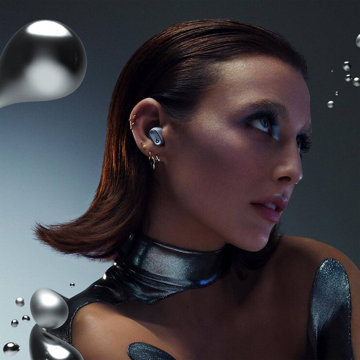 Beats Studio Buds+ Audífonos Inalámbricos Plata Cósmico — Imagen 4 de 4