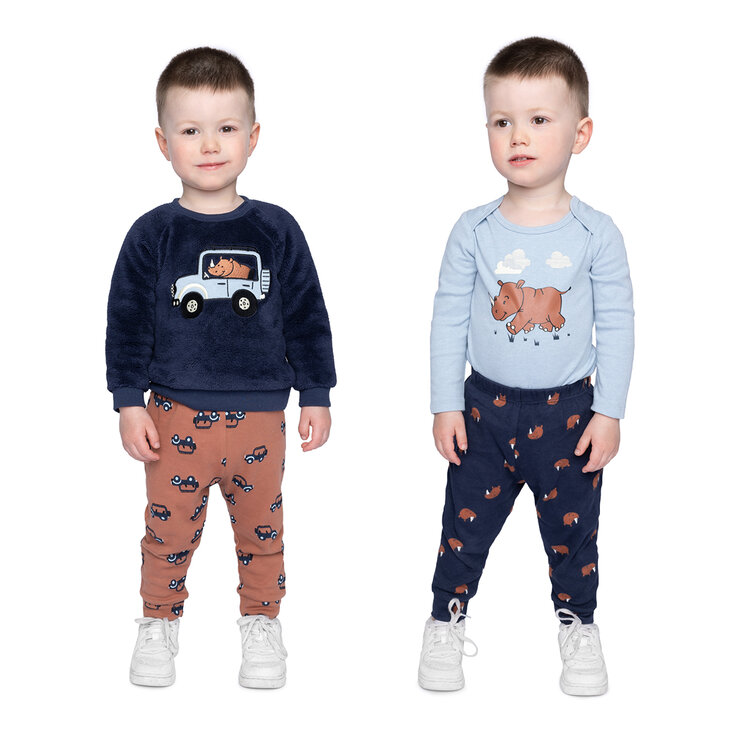 Pekkle Conjunto de 4 piezas para Niños o Niñas Varias Tallas y Colores — Imagen 4 de 4