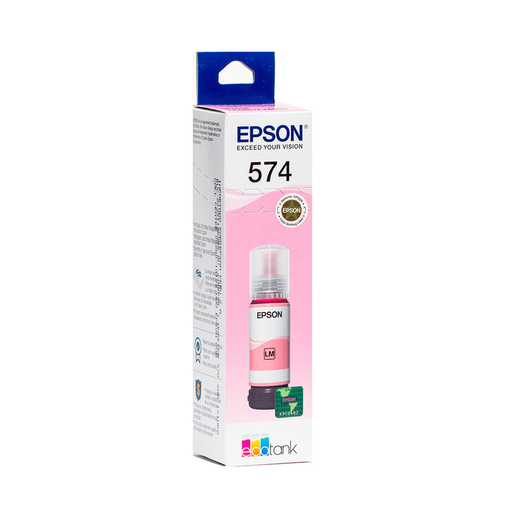 Epson Botella de Tinta Color Magenta Claro T574 — Imagen 3 de 4