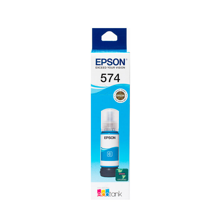 Epson Botella de Tinta Color Cian T574 — Imagen 4 de 4