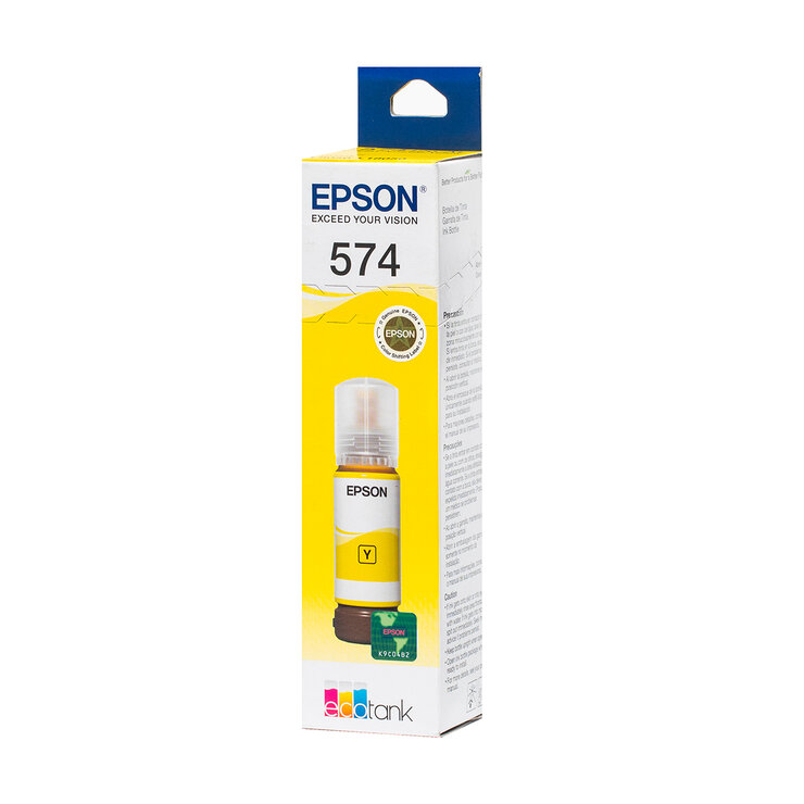 Epson Botella de Tinta Color Amarillo T574 — Imagen 3 de 4