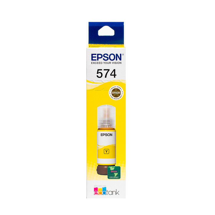 Epson Botella de Tinta Color Amarillo T574 — Imagen 4 de 4