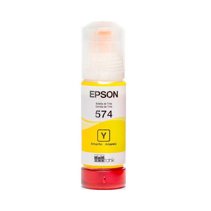 Epson Botella de Tinta Color Amarillo T574 — Imagen 1 de 4