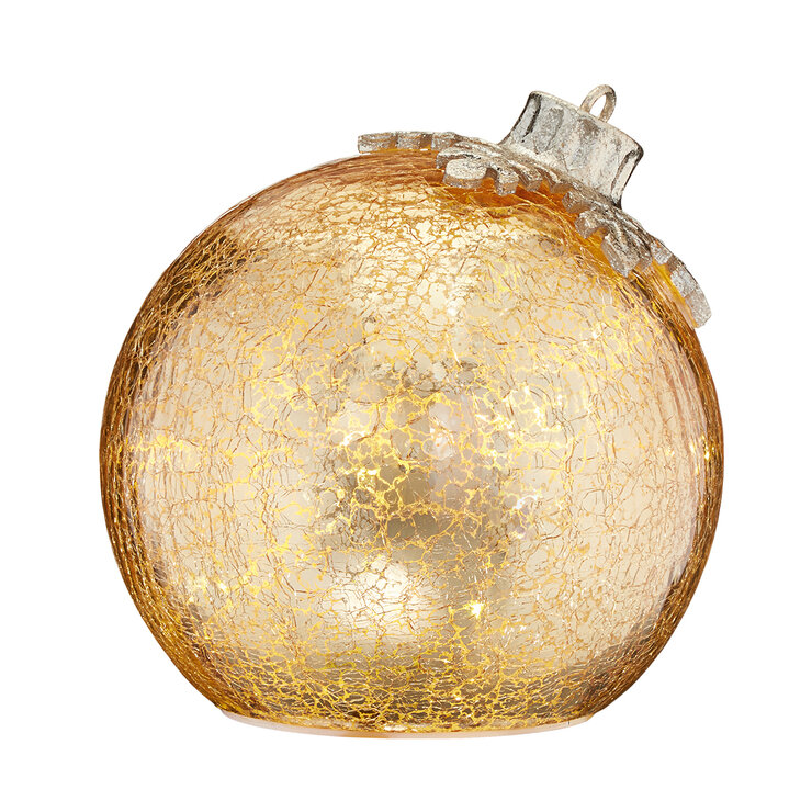Set de 3 Esferas Decorativas de Vidrio con Luces LED — Imagen 2 de 4