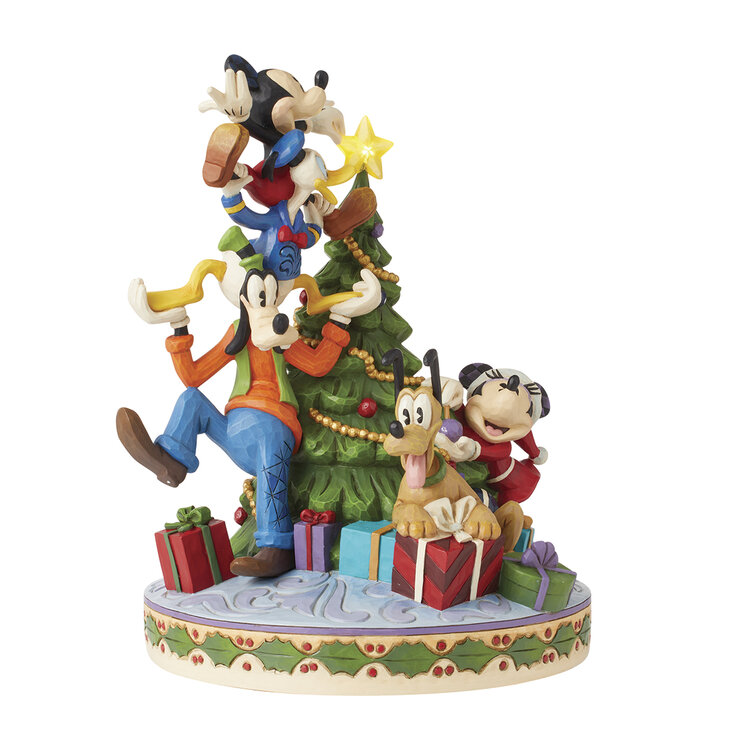 Árbol Musical Mickey y Amigos con Estrella Iluminada — Imagen 2 de 4