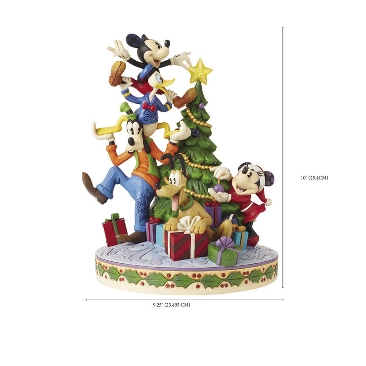 Árbol Musical Mickey y Amigos con Estrella Iluminada — Imagen 3 de 4