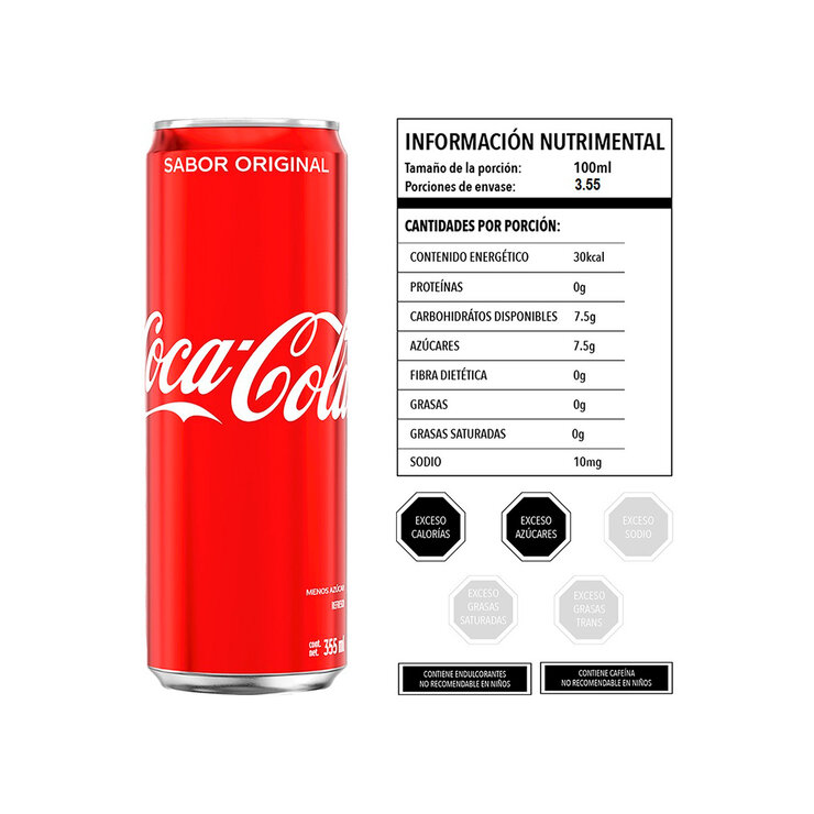 Coca Cola Lata 24 pzas de 355 ml — Imagen 3 de 3
