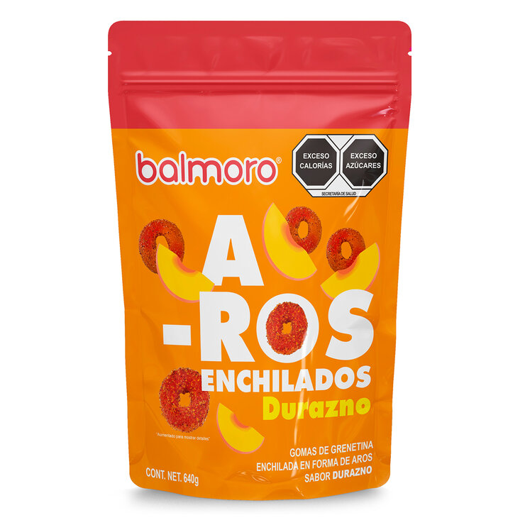 Balmoro Aros Enchilados Sabor Durazno 640 g — Imagen 1 de 3