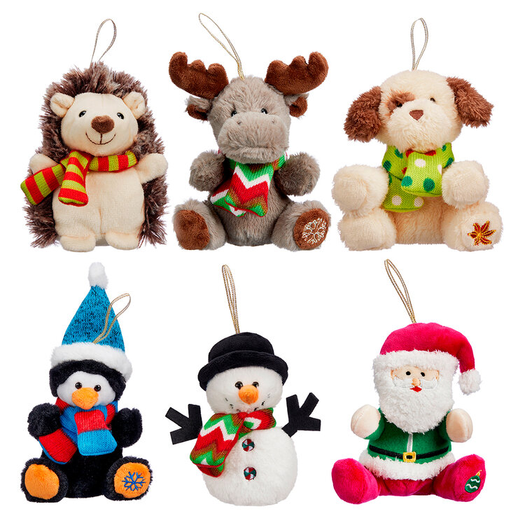 Hugfun Adornos de Peluche Navideños Varios Estilos — Imagen 2 de 4