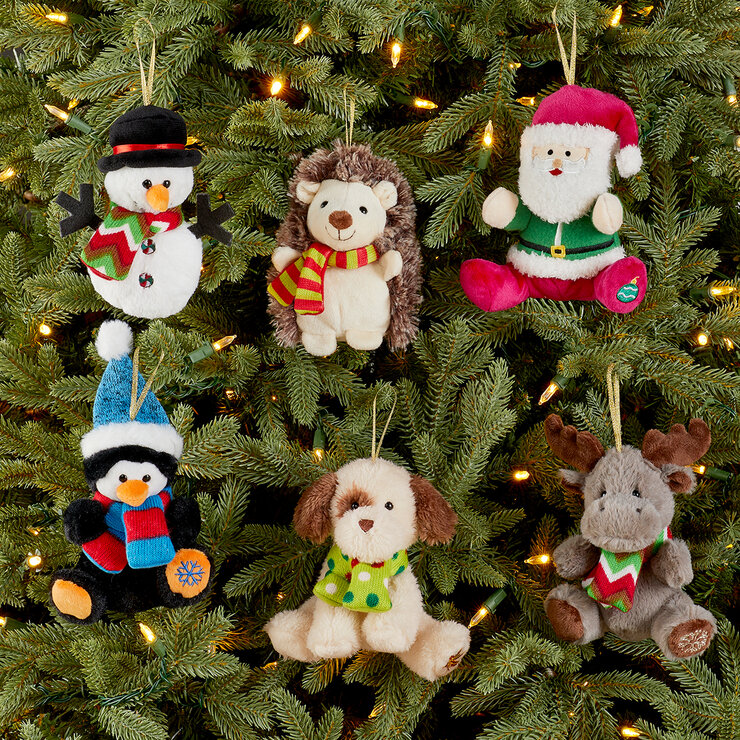 Hugfun Adornos de Peluche Navideños Varios Estilos — Imagen 3 de 4