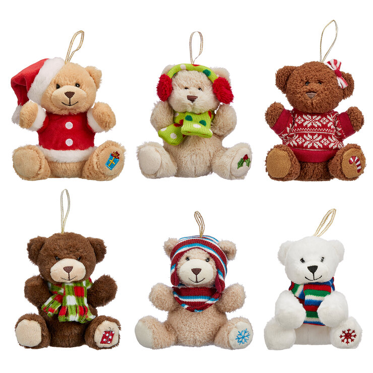 Hugfun Adornos de Peluche Navideños Varios Estilos — Imagen 4 de 4