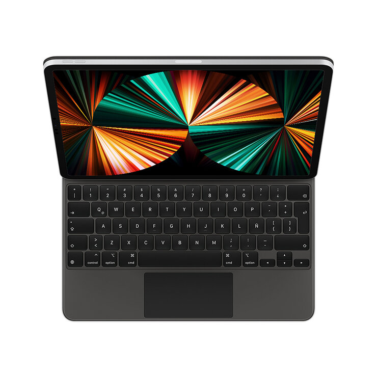 Apple Magic Keyboard para el iPad Pro de 11 pulgadas (cuarta generación) y el iPad Air (quinta generación) - Español (América Latina) Negro — Imagen 1 de 4