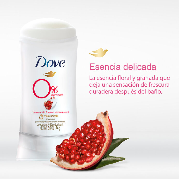 Dove Desodorante en Barra aroma Granada y Verbena 4 pzas de 74 gr — Imagen 3 de 4