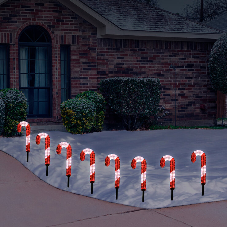 Seasonal Specialties, 8 Lámparas de Luz LED para Sendero — Imagen 3 de 4