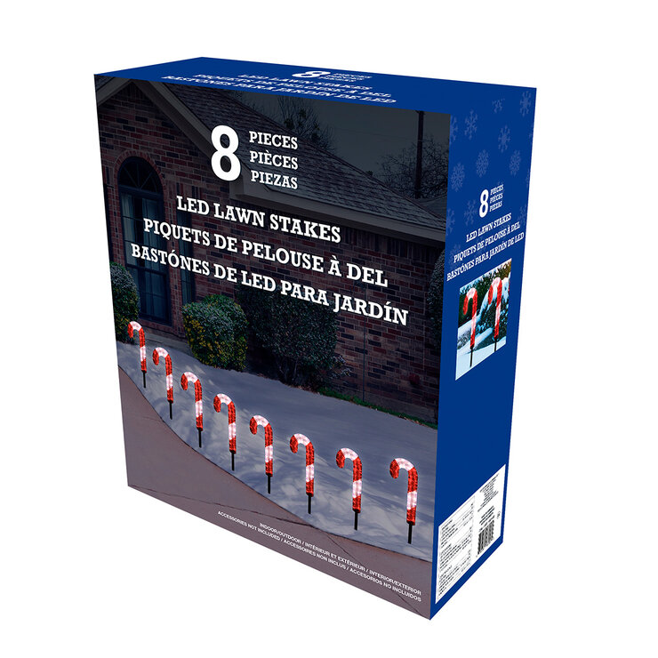 Seasonal Specialties, 8 Lámparas de Luz LED para Sendero — Imagen 4 de 4