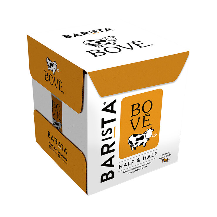 Bové Barista Crema Reducida en Grasa Half & Half 6 pzas 1 kg — Imagen 2 de 3