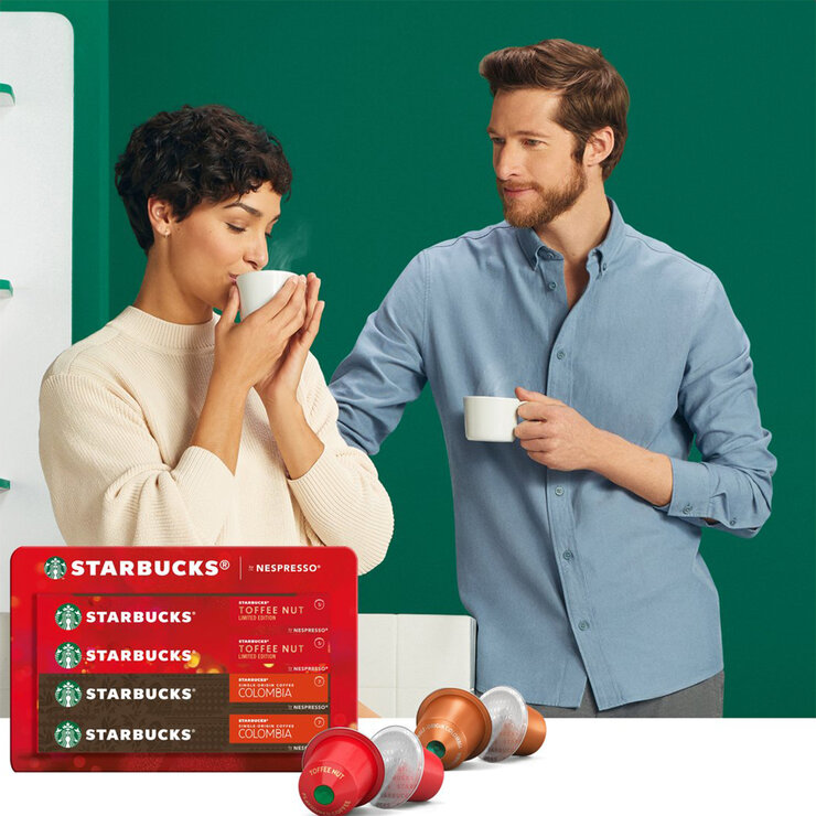 Starbucks Cápsulas Nespresso, Toffee Nut y Colombia — Imagen 2 de 4