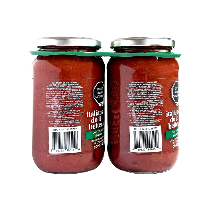 Italians Do It Better Salsa Pomodoro 2 pzas de 550 g  — Imagen 3 de 3