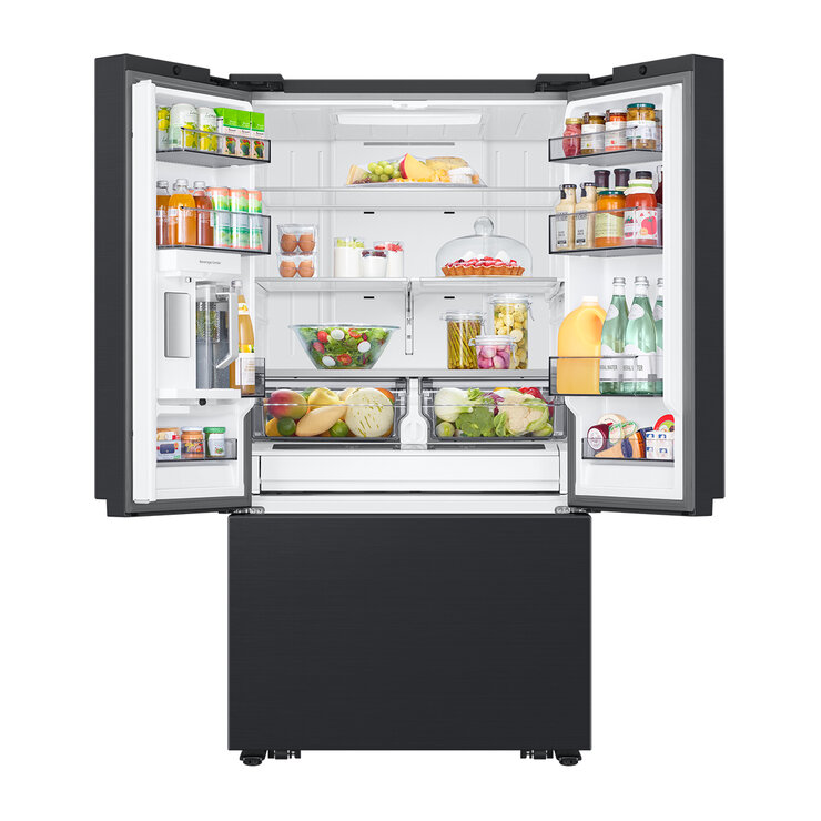 Refrigerador Samsung RF32CG5310B1EM French Door con Centro de Bebidas 32 pies cúbicos color NEGRO — Imagen 2 de 4