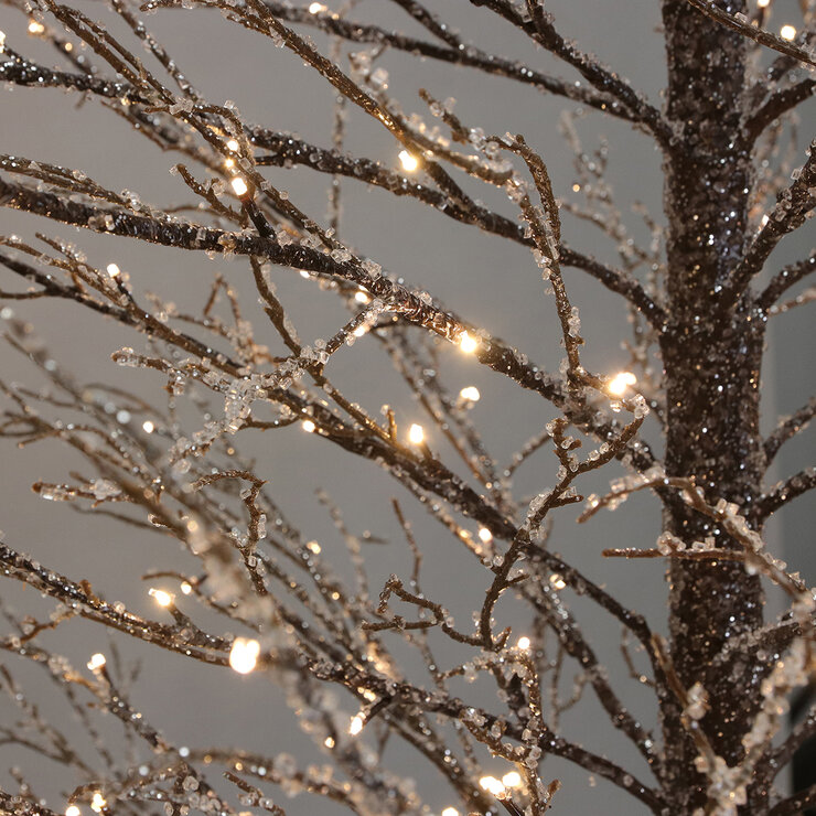 Árbol Nevado con Luz LED 2.13 m — Imagen 2 de 4