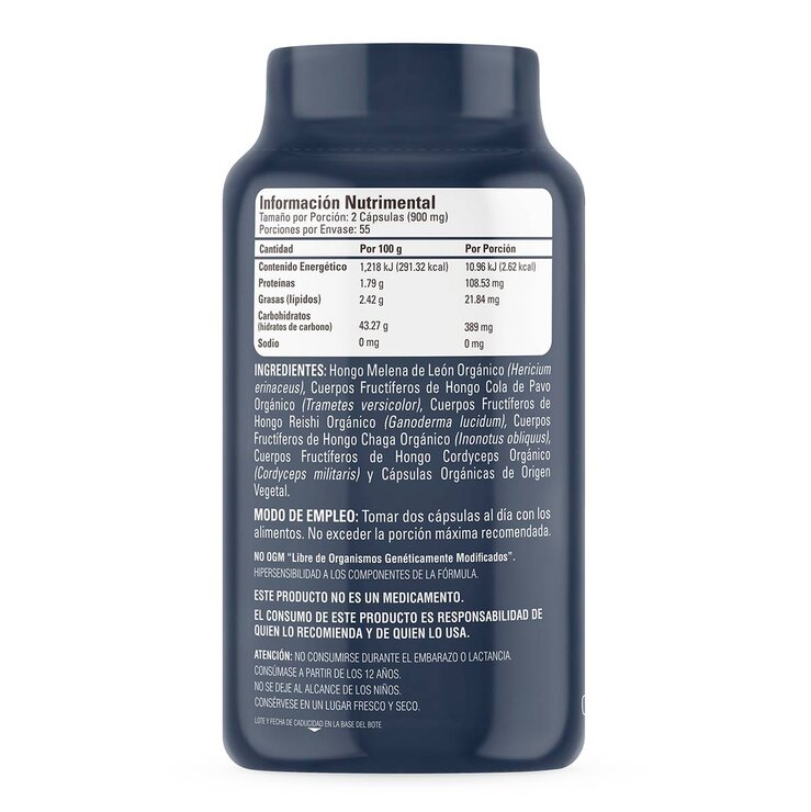 Organic Side  Adaptogen Complex 110 Cápsulas — Imagen 3 de 3
