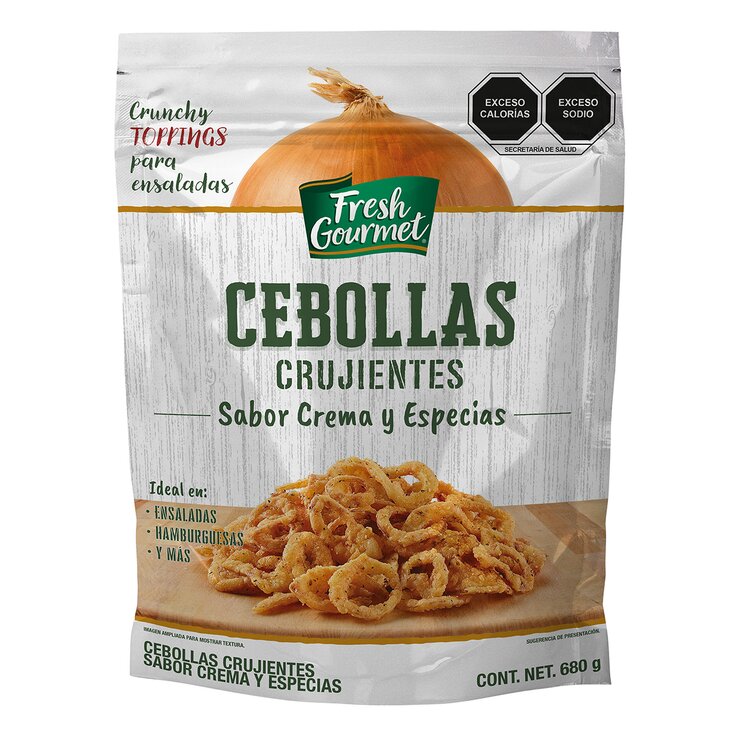  Fresh Gourmet Cebollitas Sabor Crema y Especias 680 g — Imagen 1 de 3